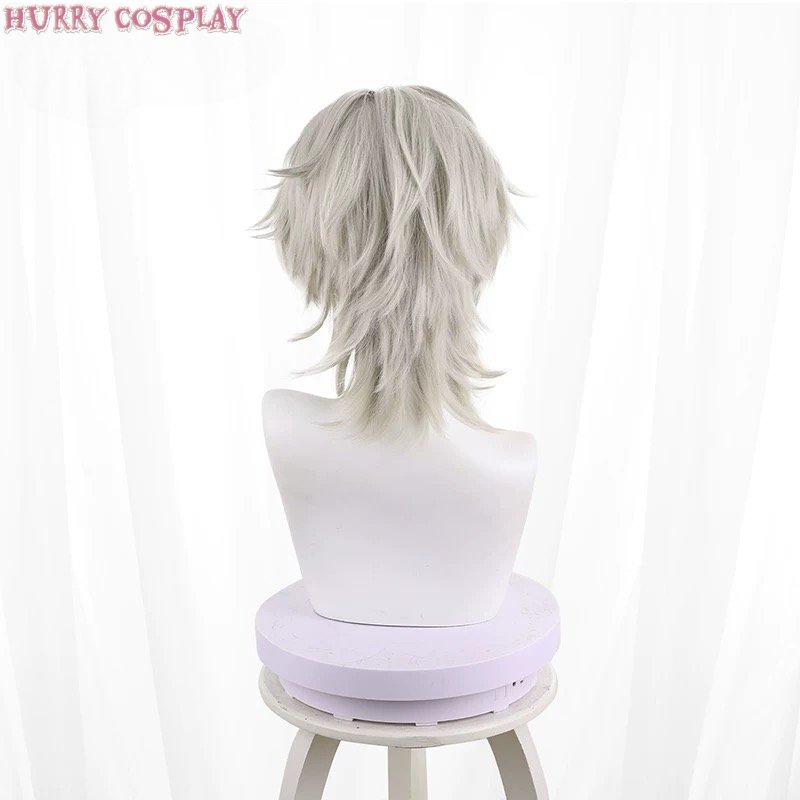 Game Cosplay,Honkai: Star Rail,Wigs,Honkai Star Rail Aventurine Cosplay Costume - Wig